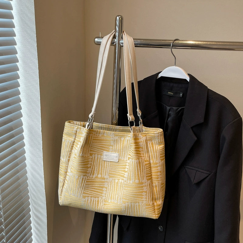 Casual Bag Women's 2025 New Arrival Class Commuter Bag Summer Popular Fashion Shoulder Bag Large Capacity Totes