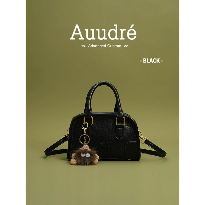 Auudre Retro Textured Handbags Women 2025 New Arrival Spring and Summer All-Match Crossbody Bag Classy Work Clothing Small Carrying Bag