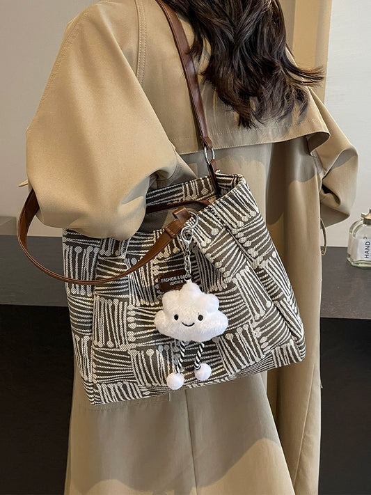 Casual Bag Women's 2025 New Arrival Class Commuter Bag Summer Popular Fashion Shoulder Bag Large Capacity Totes