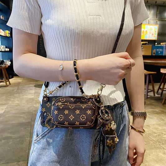 Applicable to Huawei Nova14pro Phone Case 13/10/12 Zipper 9SE Coin Purse 8se Card 7i Men and Women New Arrival 5ipro Crossbody 4e Lanyard 3i Leather 2plus Presbyopic 2S/3e Accessible Luxury