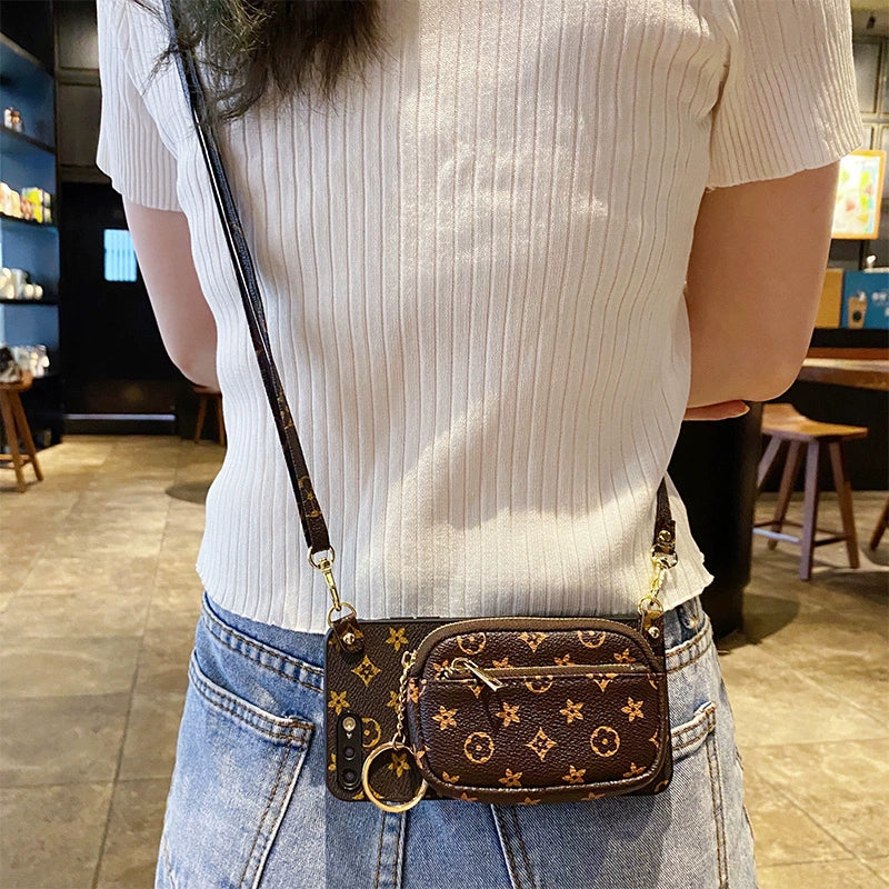 Applicable to Huawei Nova14pro Phone Case 13/10/12 Zipper 9SE Coin Purse 8se Card 7i Men and Women New Arrival 5ipro Crossbody 4e Lanyard 3i Leather 2plus Presbyopic 2S/3e Accessible Luxury