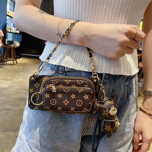 Applicable to Huawei Nova14pro Phone Case 13/10/12 Zipper 9SE Coin Purse 8se Card 7i Men and Women New Arrival 5ipro Crossbody 4e Lanyard 3i Leather 2plus Presbyopic 2S/3e Accessible Luxury