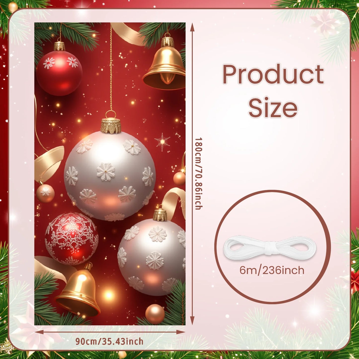 Christmas Hanging Flag Porch Door Banner Christmas Decorations For Home 2025 Ornaments Xmas Gifts Navidad New Year Decor 2026