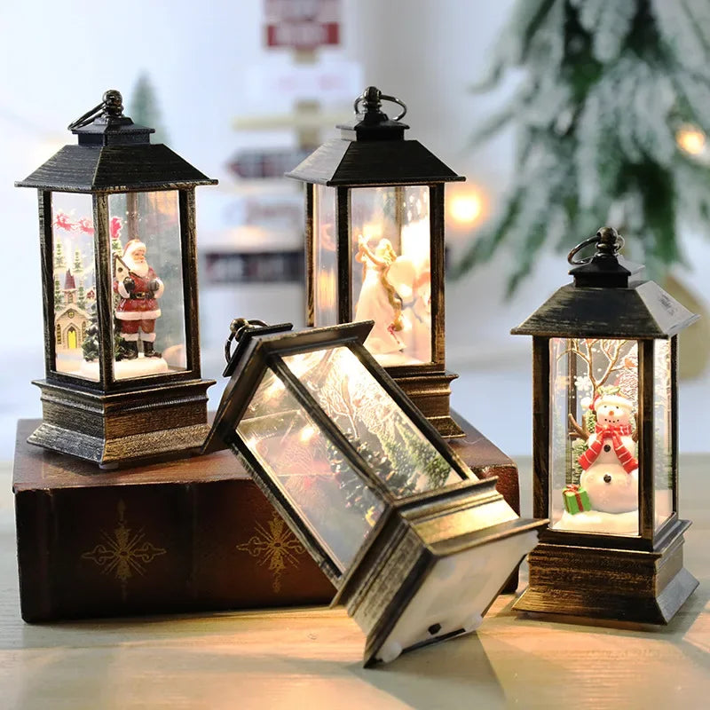 Christmas Wind Lights Crystal Lights Santa Claus Lights Christmas Party Decorations Christmas Ornaments Christmas Gifts