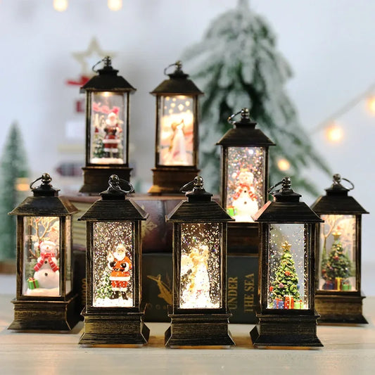 Christmas Wind Lights Crystal Lights Santa Claus Lights Christmas Party Decorations Christmas Ornaments Christmas Gifts