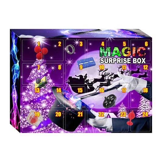 Christmas Hand-Torn Calendar Gift Box Surprise Calendar Creative Christmas Toys, Countdown to Christmas Hand Torn Surprise Box